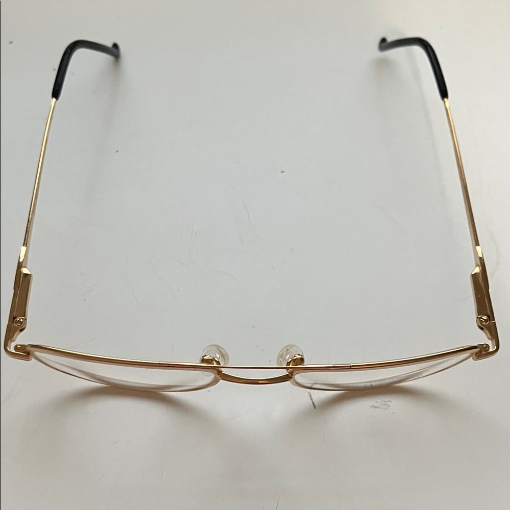 Phascino Gold Rectangular Glasses Frame - image 2